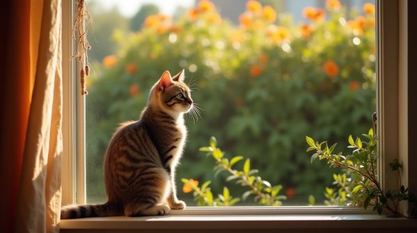 Les problématiques d'été chez le chat : risques, signes et conseils