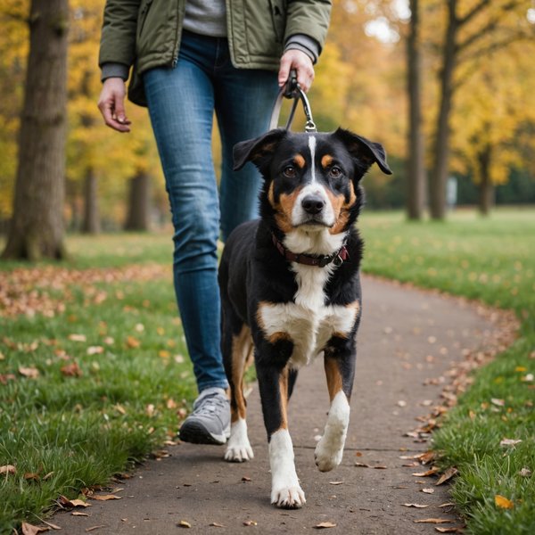Comment introduire progressivement un chien à une nouvelle routine de promenade après une blessure?